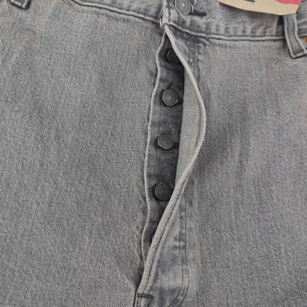 Levi's 501 Original Fit Jeans Men 44x30‎ Gray Button Fly Straight Leg NWT *READ*